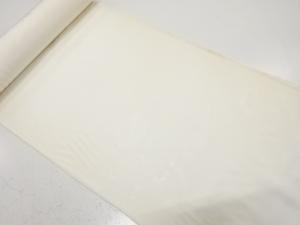 アンティーク　流水に雪輪・花模様織り出し　長襦袢地反物